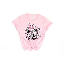 happy easter shirt, bunny with ears easter shirt, cute easter shirt, easter shirt, happy easter, easter bunny shirt, bun