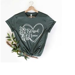 blessed nana shirt,nana t-shirt,nana tee,cute nana shirt,gift for nana, grandma gift,grandmother shirt,grandma tee,mimi