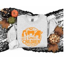 i smell children sweatshirt,i smell children shirt sanderson sister shirts,hocus pocus shirt,halloween hocus pocus tee,f