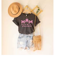 mom mode shirt, mom mode all day everyday, hardworking mom, funny mom shirt, mothers day shirt, gift for mom, gift for h