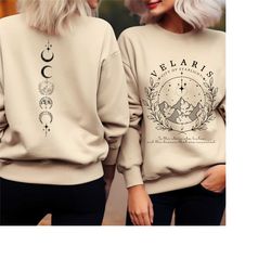 velaris sweatshirt, velaris city of starlight sweatshirts, the night court shirt,sjm merch shirt, city of starlight swea