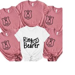 ring security shirt, ring bearer shirt, wedding shirt, bridal party shirt, wedding ring t-shirt, funny bride shirt, ring