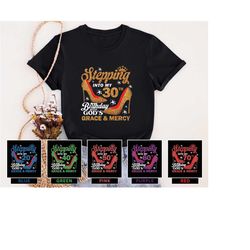 stepping into my 50th birthday shirt, personalized birthday shirt, 50 years old birthday shirt, custom birthday shirt, g