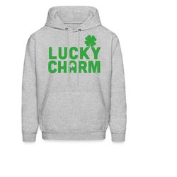 leprechaun hoodie. leprechaun gift. irish hoodie. irish gift. st patrick's day. lucky hoodie. lucky gift. charm hoodie.