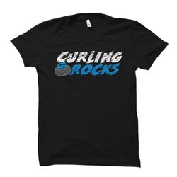 curling gift. curling shirt. mens curling shirt. curling