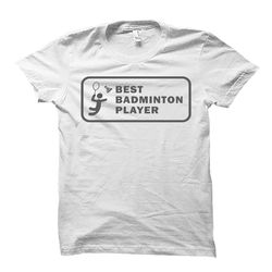 badminton shirt. badminton gift. badminton player tee. badminton