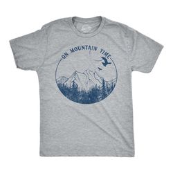 mountain shirt, camping gear, hiking gift, mens camping