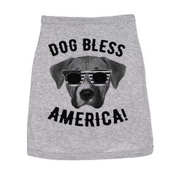 dog bless america shirt, small dog tees, funny