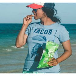 big taco shirt, womens taco shark tee, women