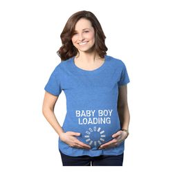 baby boy loading maternity graphic tees, funny pregnant
