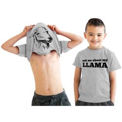 llama gifts, llama shirt, kids llama shirt, boys