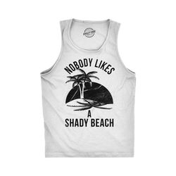 mens beach tank top, mens funny t shirt,