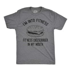 fitness cheeseburger shirt men, funny workout shirt, cheeseburger