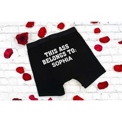 valentine's day gift for him, custom personalized underwear