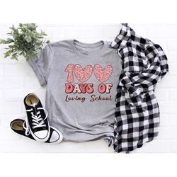 100 days of loving school shirt, back to