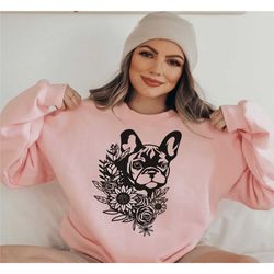 frenchie sweatshirt, french bulldog mama shirt, bulldog mom,