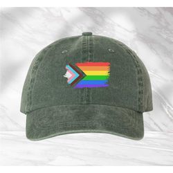 lgbtq rainbow flag hat, pride parade cap, lgbtq