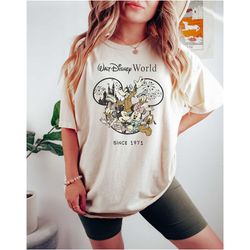 retro vintage walt disney world est 1971 shirt,mickey