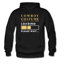 cowboy hoodie. halloween clothing. halloween hoodie. halloween sweatshirt. cowboy pullover. cowboy sweatshirt. halloween