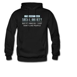 social anxiety hoodie. anti social sweater. anti social hoodie. anti social sweatshirt. social anxiety clothing. anti so