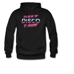disco hoodie. disco sweatshirt. music lover sweatshirt. disco clothing. disco pullover. music lover sweater. music lover