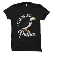puffin shirt. puffin gift. puffin bird shirt. bird lover gift. puffin bird lover shirt. birdwatcher i love puffins. bird