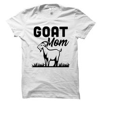 goat mom shirt. goat shirt. farm animal shirt. goat t shirt. cute goat shirt. gift for goat lover. goat owner gift. goat