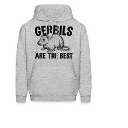 gerbil hoodie. gerbil gift. pet lover hoodie. pet lover gift. animal sweatshirt. gerbil owner gift. rodent lover. gerbil