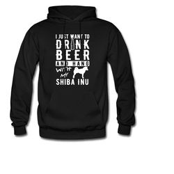 shiba inu hoodie. shiba inu gift. beer hoodie. beer lovers gift. dog owner sweatshirt. dog lover gift. shiba inu apparel