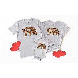 mama papa baby bear shirt set. baby shower
