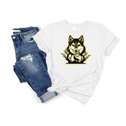 wolf shirt, howling wolf, wolf lover gift, wild