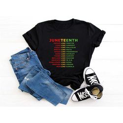 juneteenth tshirt, juneteenth shirt for women men kids,