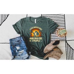 i like horses dogs and maybe 3 people