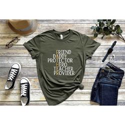 dad definition shirt,father friend daddy hero teacher provider