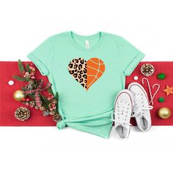 basketball lover shirt, basketball mom shirt, leopard cheetah,