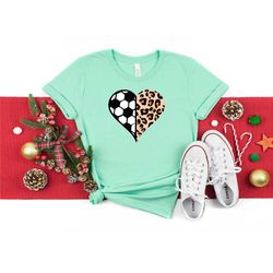 soccer lover shirt, soccer mom shirt, leopard cheetah,