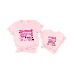 matching mama and mini valentines day shirt, mama