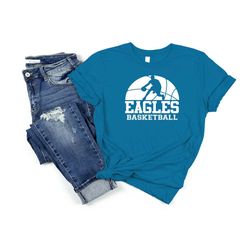 eagles basketball shirt, eagles basketball mom shirt, womens