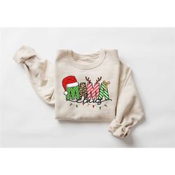 mama claus sweatshirt, merry christmas sweatshirt, christmas shirt,