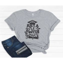 just a girl with goals short-sleeve unisex t-shirt
