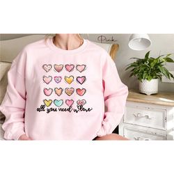 love is all you need hoodie, valentines day