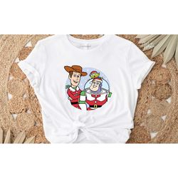 disney christmas toy story buzz woody dressed as