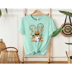 mickey ghost castle shirt, disney watercolor castle shirt,