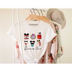 disney summer time, mickey ears shirt, disney snacks