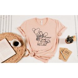 baby yoda sketch shirts - mickey ears family