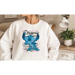 disney stitch sweatshirt,ohana means family hoodie, disney vacation