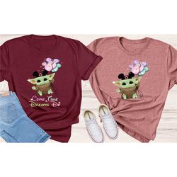 baby yoda shirt - mickey mouse ears tee