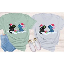 stitch & toothless disney tee shirt - family
