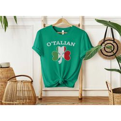 o'talian italian irish shamrock shirt, o'talian v-neck shirt,