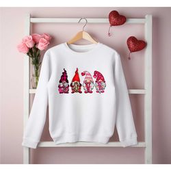 gnomes valentines day sweatshirt, lover sweatshirt, matching valentine